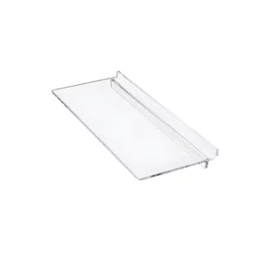 Suport plexiglas pentru Incaltaminte cu prindere slatwall