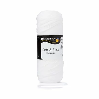 Acryl Yarn Soft & Easy -  White 00001