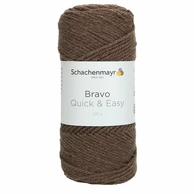 Acrylic yarn Bravo Quick & Easy - Light Brown 08197