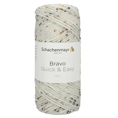 Acrylic yarn Bravo Quick & Easy  - Natural Tweed 00002