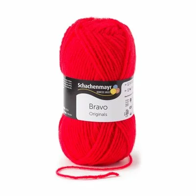 Acrylic yarn Bravo- Scarlet 08241