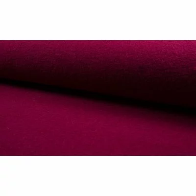 Boiled Wool Fabric - Cherry