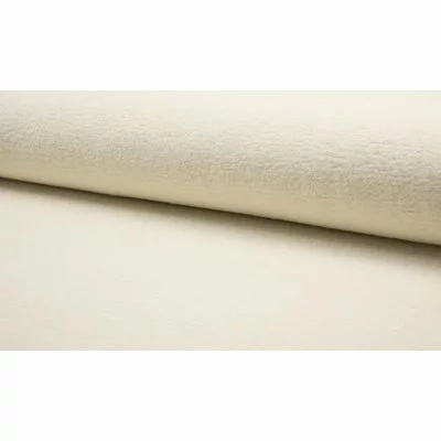Boiled Wool Viscose Fabric - Ivory