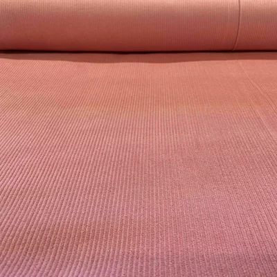 Corduroy Strect Cotton Fabric - Old Rose