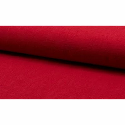 Stonewashed linen - Red