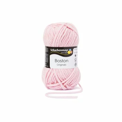 Wool blend yarn Boston-Pale Pink 00134