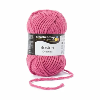 Wool blend yarn Boston--Raspberry 00036