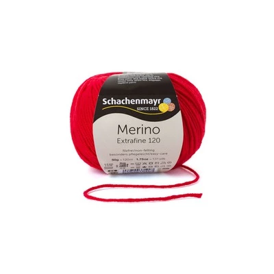 Wool Yarn -Merino Extrafine 120 Cherry 00131