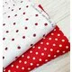 Bumbac imprimat - Dots Red