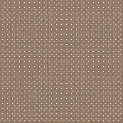 Bumbac imprimat - Petit Dots Taupe - cupon 65 cm