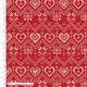 Bumbac Imprimat - Zig Zag Christmas Red