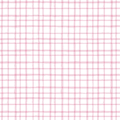 Bumbac organic imprimat - Squares Pink