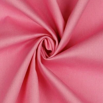 Poplin bumbac uni - Light Pink