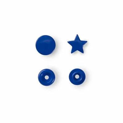 Capse din plastic Star - Royal Blue - pachet 30 buc