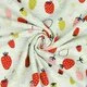 Jerse Bumbac imprimat - Strawberry Ecru Melange