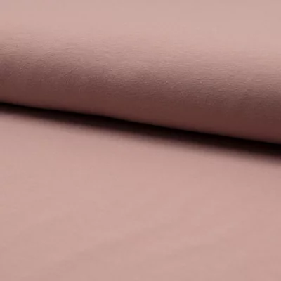 Jerse bumbac uni - Dusty Pink - cupon 70cm