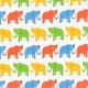 Jungle party Elephants Bright - cupon 70cm