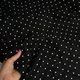Material 100% In imprimat - Mini Dots Black - cupon 65 cm
