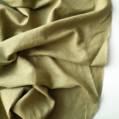Material 100% In Washed - Moss Green - cupon 80cm