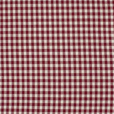 Material bumbac - Small Gingham Bordeaux 5mm