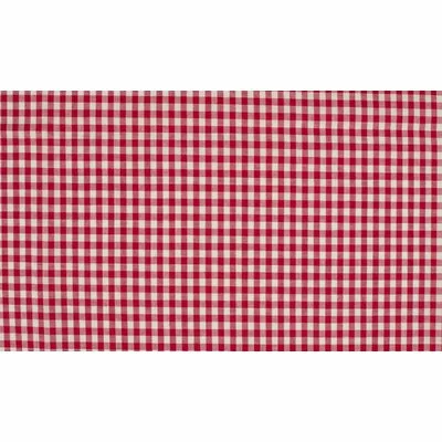 Material bumbac - Small Gingham Red 5mm - cupon 90cm