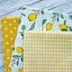 Material bumbac - Small Gingham Yellow 5mm