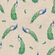 Material Canvas - Peacock Elegance