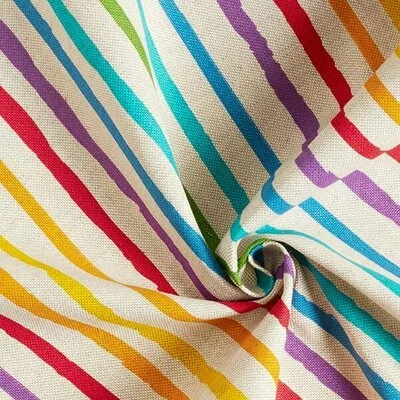 Material Canvas - Rainbow Stripes