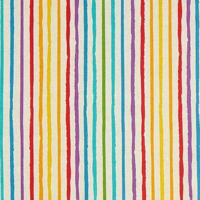 Material Canvas - Rainbow Stripes - cupon 1m