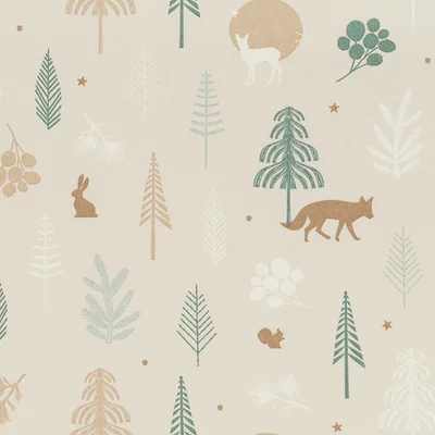 Material Home Decor - Cold Forest Animals