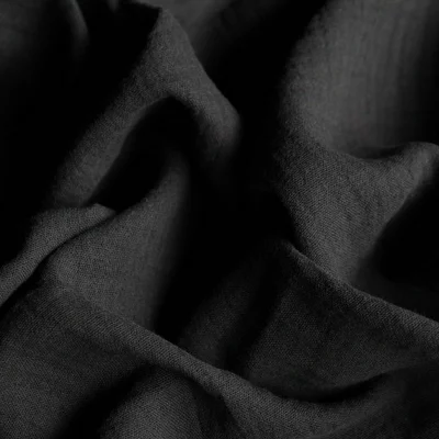 Muselina Uni - Black