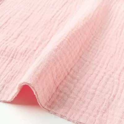 Muselina Uni - Rose Blush - cupon 50cm