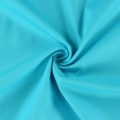 Poplin bumbac uni - Light Turquoise - cupon 30 cm