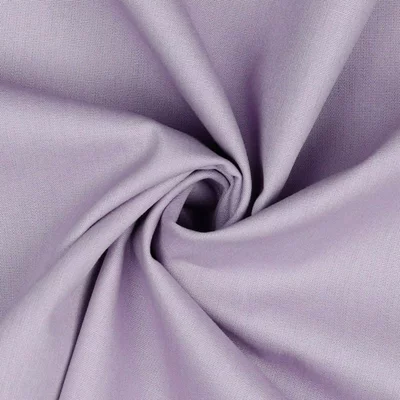 Poplin bumbac uni - Lilac - cupon 86 cm