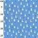 Poplin imprimat - Cool Cats Blue