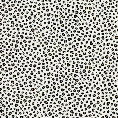 Poplin imprimat - Leopard White 09032.003