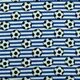 Poplin imprimat - Soccer Stripes Blue