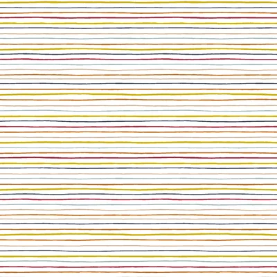 Poplin imprimat - Space Stripes White - cupon 45cm