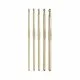 Set de 5 crosete metalice Prym, 2.5 - 5 mm - auriu