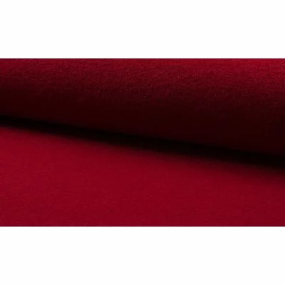 Tesatura din lana fiarta - Dark Red