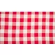 Vascoza subtire Imprimata - Block Check Red