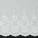 Voal de bumbac cu bordura brodata - Floral Small - cupon 90cm