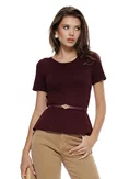 Blugi dama bej premium material elastic croi conic picture - 2