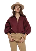 Blugi dama bej premium material elastic croi conic picture - 6
