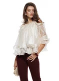 Blugi dama bordo premium material elastic croi conic picture - 3