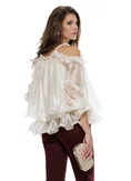 Blugi dama bordo premium material elastic croi conic picture - 4