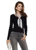 Blugi dama evazati premium gri inchis elastici talie medie cu efect push-up picture - 3