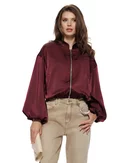 Blugi dama premium  bej patinat croi boyfriend sirag detasabil cu perle picture - 4