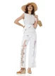 Bluza dama de vara din bumbac alb premium cu nod stilizat