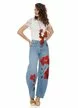 Bluza dama eleganta alba din bumbac cu maneci din dantela premium